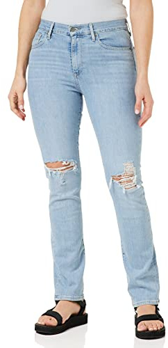 Levi's Damen 724 High Rise Straight Jean, Mind My Business, 29W / 32L