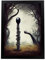 Nacnic Oboe im T. Burton Stil. Illustrationen von Jobs und Berufen, inspiriert von Burtons Dark und Goth Kunst. Innenarchitektur und Dekoration. A4.