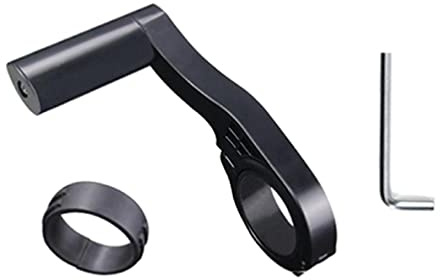 BANAN Fahrradlenker-Verlängerungshalterung Erweiterung für Fahrrad-Tachometer-Halterung Scheinwerfer Taschenlampe Lampenhalter Fahrradlenker-Verlängerungshalterung