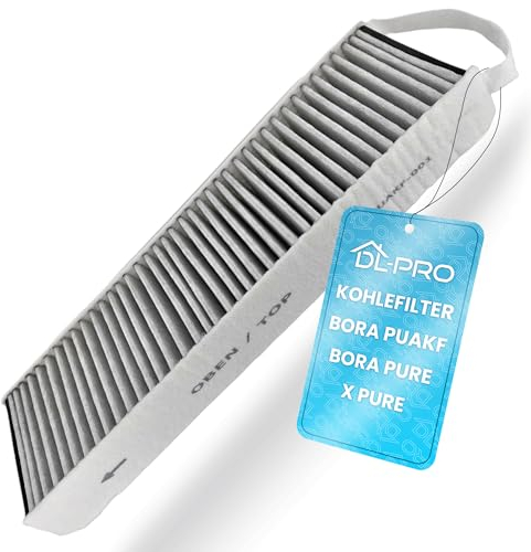 DL-pro Filtro de carbón 425 x 130 mm para BORA PUAKF filtro de carbón activo para placa de cocina con extractor