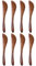 UPKOCH 8stücke Teiliges Aus Holz Für Marmelade Butter Und Käse Handgefertigte Ergonomische Frühstücksmesser Aus Edlem Holz Für Küche Frühstück