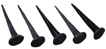 Viking Traders Hand Forged Iron Nail/Clavos, Natural Black Iron Finish