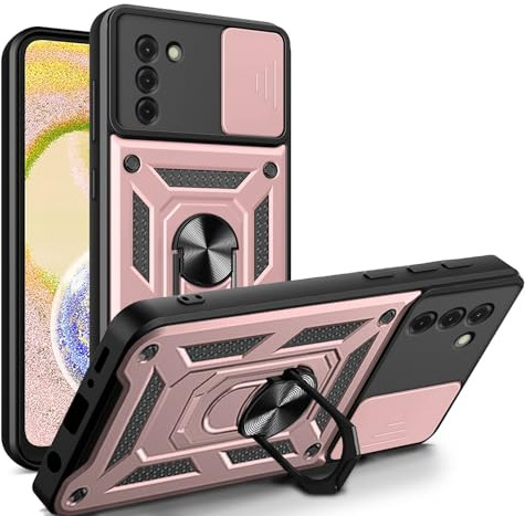 betterfon Handyhülle für Nokia G22 | Stoßfest & Kratzfest | Mit Kameraschutz, Anti-Fingerabdruck & robustem Panzerschutz-Design | Rosegold