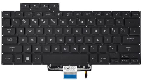 Replacement RGB Backlit Keyboard for ASUS ROG Zephyrus G15 GA503 GA503Q GA503QS ‎GA503QR GA503QM & ROG Zephyrus M16 GU603 GU603H Series Laptop, ROG Zephyrus G15 GA503 RGB Backlit Keyboad US Layout