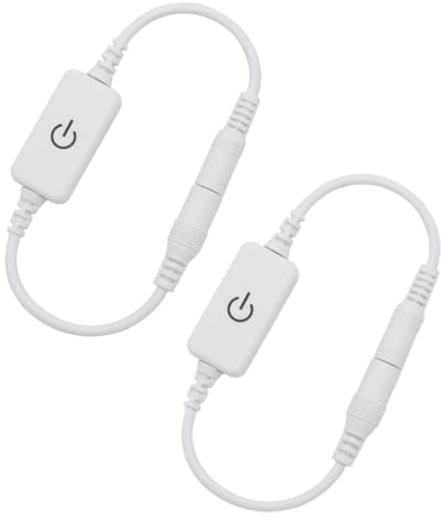 JZK 2 X LED bianco monocromatico Touch Switch Dimmer LED Strip Controllo luminosità Interruttore on/off per DC 5V-24V Striscia monocolore