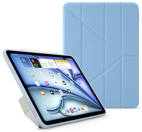 Pipetto Origami No1 - Custodia originale per iPad Air 13 (2024), colore: Azzurro