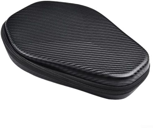 Wasserdichte Tasche für Tischtennisschläger für 2 Schläger und Pongbälle, tragbar (schwarz)