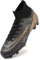 DimaiGlobal Fußballschuhe Herren High Top Spike Microfaser Cleats Professionelle Fussballschuhe Jugendliche Athletics Trainingsschuhe Outdoor Sportschuhe Fußball Stiefel 44EU Schwarz 2