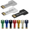 [1GB-25pcs] Clé USB personnalisée en Forme de clé 1GB (Lot de 25) avec Logo personnalisé. Clés USB en Vrac avec Impression de Logo personnalisé et nom de Marque.