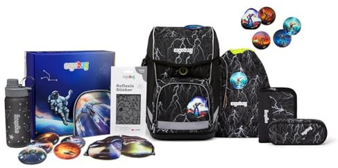 ergobag Cubo Jumbo Schulranzen Set 6tlg. (Super ReflektBär)