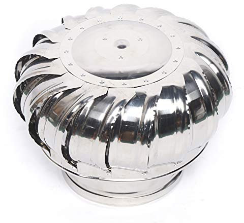 Kaminaufsatz säurebeständigen Edelstahl drehbarer Kugelaufsatz Schornsteinaufsatz Lüftungsaufsatz Ofen Schornsteinhaube Rohrabdeckung Kaminabdeckung Aspirator,Kamin-Schor 160mm