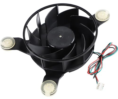 Smtime Sostituzione del motore del ventilatore dell'evaporatore del frigorifero 12026640 12045GE-12N-YD per Bosch, sostituisce il ventilatore silenzioso del motore di raffreddamento della turbina