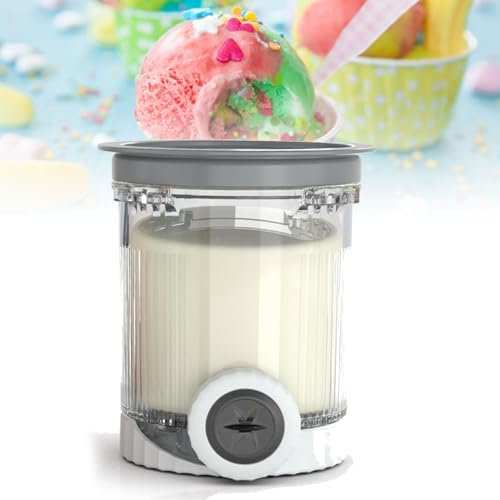 Annadue Ice Cream Storage Cup for Swirl NC700 NC701 Series Ice Cream Machine, Freezer Food Storage Containers, Sorbet Dishwasher Safe