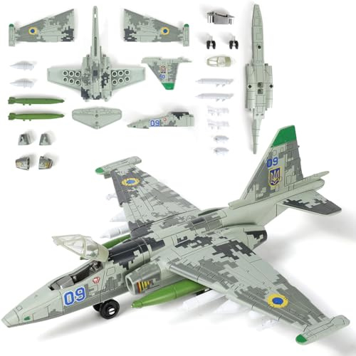 SEBUNAS SU-25 Frogfoot, maquette en plastique très détaillée à l'échelle 1:72, reproduction fidèle avec schéma de peinture, cadeau de collection pour adultes