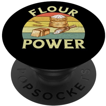 Mehl Power Brot Backen PopSockets Klebender PopGrip