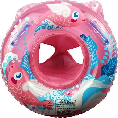 Fish Swim Ring, Pool Float for Kids, Swimming Pool Floats Boat Seats, Baby Inflatable Seat Swimming, Baby Swimming Pool Floats, Pool Float Ring for Toddler - Pink