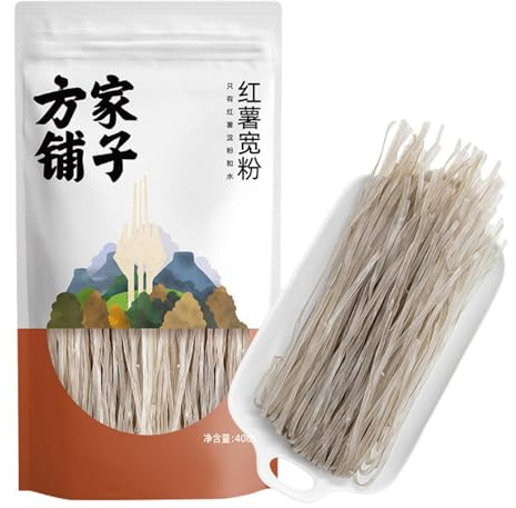 Vermicelli Di Patata Dolce 400g – Noodles Trasparenti A Base Di Amido Di Patata Dolce Elastici E Delicati Ideali Per Hot Pot Zuppe E Wok