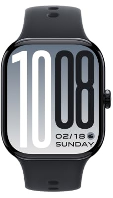 vivo Watch GT2 Smartwatch Uomo Donna, Batteria 25 Giorni, Display AMOLED 2,07'', Chiamate Bluetooth e GPS, 100+ Sport incl. Padel, 5ATM Impermeabile, Cardio SpO2 Sonno, NFC, Nero