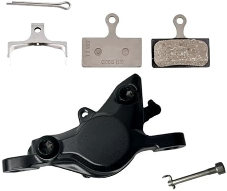 KUAWDON MTB BR-M8100 2-Kolben M8120 4-Kolben hydraulischer Scheibenbremssattel M8100 M8120 Bremszubehör Fahrrad Trommelbremse(M8100 with G05S Plug)