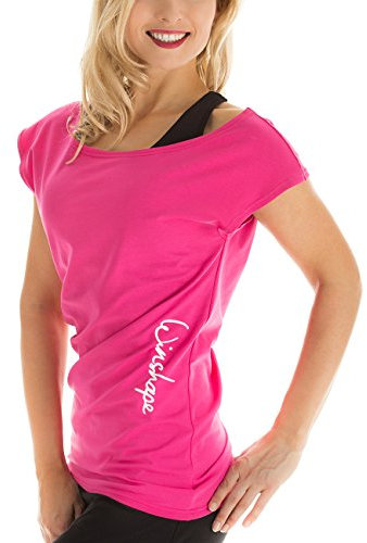 Winshape Damen Dance-Shirt WTR12 Freizeit Fitness Workout T, Pink, L