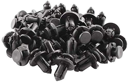 WINOMO Remache de Plastico Tipo de Empuje para Guardabarros de Coche 10mm 91503-SZ3-003 - 100 Piezas