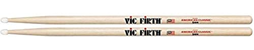 Vic Firth American Classic Series Drumsticks - 5AN - American Hickory - Nylon Tip, 1 Paar