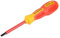 sourcing map 1000v Slotted Insulated Magnetic Tip Electrical Screwdriver 5mm x 75mm