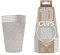 Confezione da x10 Bicchieri in Argento Lucido | 53cl Tazze Americane argentate con Glitter | Beer Pong Premium Quality | Bicchieri di Carta riciclabili Ultra Resistenti | OriginalCup®