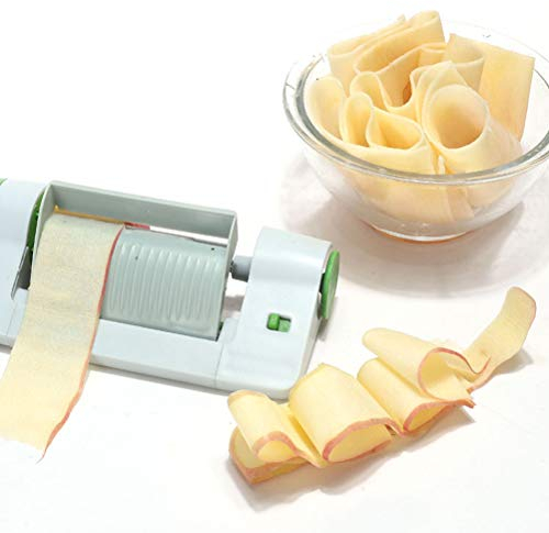 BSTCAR Vegetable Sheet Slicer, Kitchen Multifunction Vegetable Slicer Peeler, Cut Vegetables and Fruits Into Thin Leaves, for Potatoes, Zucchini, Beetroot, Apples, Pears, Etc.