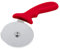 4 inch Wheel Commercial Heavy Duty Stainless Steel Pizza Cutter Slicer (Red)
