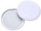 BNXTF 50 pièces Couvercles en métal pour bocaux en Verre, Couvercle de Rechange hermétique bocaux de Conservation, Couvercles à vis en métal pour bocaux Mason, bocaux de Stockage (Blanche, 70mm)