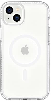 tech21 iPhone 14 Plus Evo Crystal Compatible with MagSafe – Shock-Absorbing & Scratch-Resistant Clear Phone Case 16ft FlexShock Multi-Drop Protection