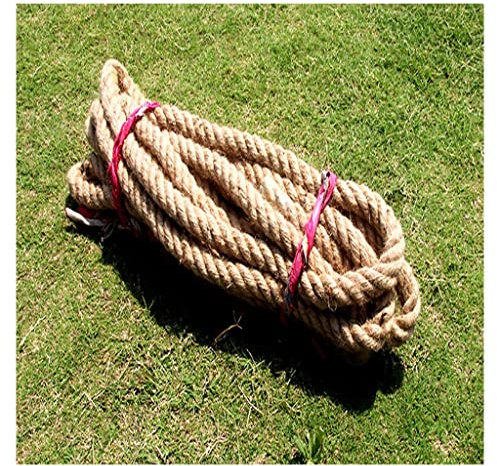 Corde de chanvre Corde de Jute 8mm Ficelle de Jute Naturelle Corde de Chanvre corde nautique Ficelle Corde de Jute Corde de jute naturelle pour décoration parc DIY Arts Artisanat