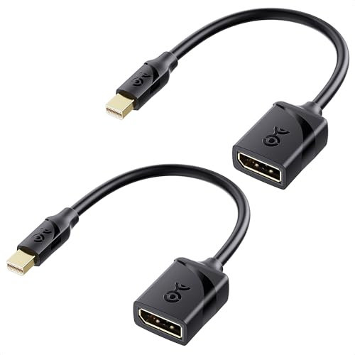 Cable Matters2-Pack, Mini DisplayPort to DisplayPort Adapter in Black