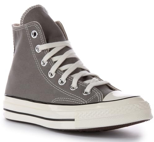 Converse Chuck 70 Hi Top Herren-Sneaker, Originstory/Egret/Schwarz, 42.5 EU