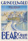 Bear Hotel Grindelwald Schweizer Poster Reproduktion – Format 50 x 70 cm auf Luxuspapier 300 g. Hohe Qualität. Alle Formate möglich.