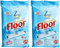 Antibacterial Floor Surface Wipes Large 4 in 1, Smear-Free, Fast Stain & Dirt Removal, Kills 99.9% of Bacteria, Quick-Drying – Ideal for Laminate & Hard Floors – 2 Pack