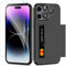 Coolden for iPhone 15 Pro Case with Card Holder & 2 Screen Protector + 1 Camera Lens Protector Full Body Heavy Duty Protective Case Shockproof Wallet Case Cover for iPhone 15 Pro Phone Case-Black