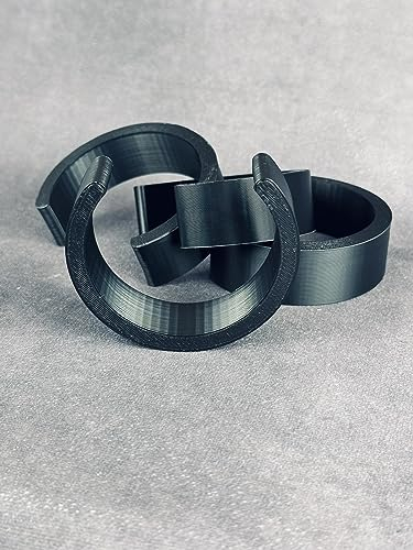 Pool Klammer für Abdeckplane/Poolabdeckung in 50 mm 10 Stück -z.B. passend für Intex Pools - Bestway Pools aus ABS - UV beständig (Schwarz)