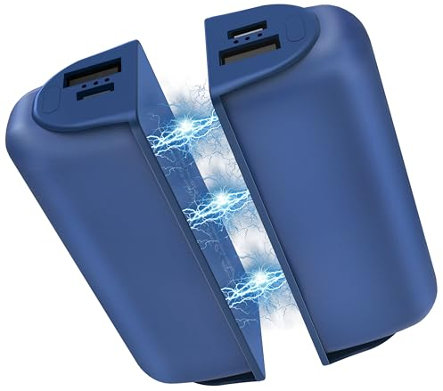 Hand Warmers Rechargeable - 10000mAh Split-Magnetic 2 Pack,Electric Reusable Hand Warmers Power Bank Portable Charger,3 Levels,Outdoor in Winter