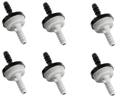 Janasiba 6 x Rückschlagventil für Vakuumpumpe, für A4 TT für 1,8T, Artikelnummer: 058 905 291 058 905 291 K