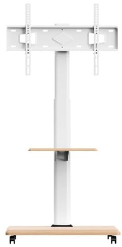 TV Ständer Fernsehständer TV Standfuss Drehbarer TV-Ständer Für 32- Bis 75-Zoll-Fernseher, Boden-TV-Ständer Mit Tablett Und Rollen. Mobiler TV-Wagen-Sockel, Max. Tragkraft: 88 Pfund Fernsehstand TV-St