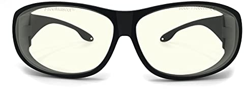 FREEMASCOT OD 6+ 9000nm - 11000nm Wellenlänge CO2 Laser-Schutzbrille für 10,6um CO2, 10600nm Laser-Schutzbrille (Rahmenstil 4)