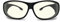 FREEMASCOT OD 6+ 9000nm - 11000nm Wellenlänge CO2 Laser-Schutzbrille für 10,6um CO2, 10600nm Laser-Schutzbrille (Rahmenstil 4)