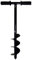 Mllepjdh Garden Garden Soil Loosening Fried Dough Twist Digging Planting Tools Alloy Ground Auger Bit Quick Hole Digger Tools Tools Ratchet