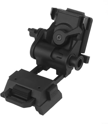 Alanmoship L4G24 Air-Soft Helmhalterungs-Kit für Nachtsichtgerät, NVG-Halterung, Helmzubehör (schwarz)