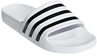 adidas Aqua Adilette Badelatschen (white, EU Schuhgrößensystem, Erwachsene, Numerisch, M, 40.5)
