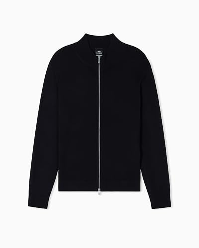 Armani Exchange Herren Essential, Long Sleeve Zip Closure Cardigan Sweater