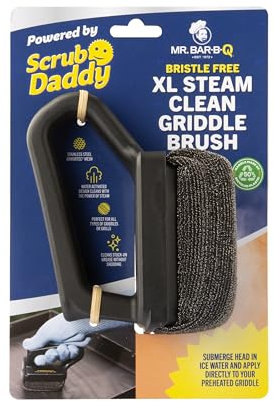 Mr. Bar-B-Q Scrub Daddy Grillbürste mit Borstenfreie, Dampfreinigung, Größe XL