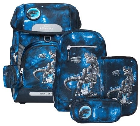 Beckmann Plus Air Schoolbag Set 6-teilig 22L Tech Rex